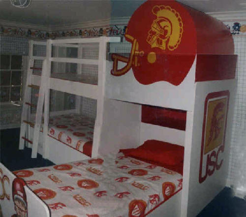 football bunk beds